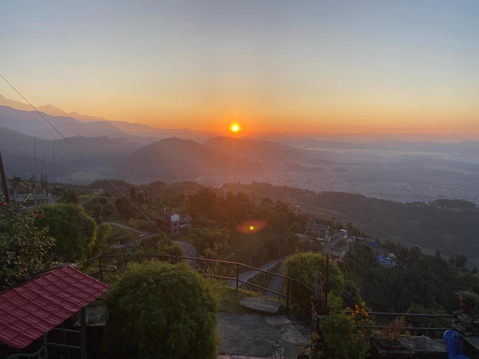 Panoramic View Guest House Sarangkot Покхара Екстер'єр фото